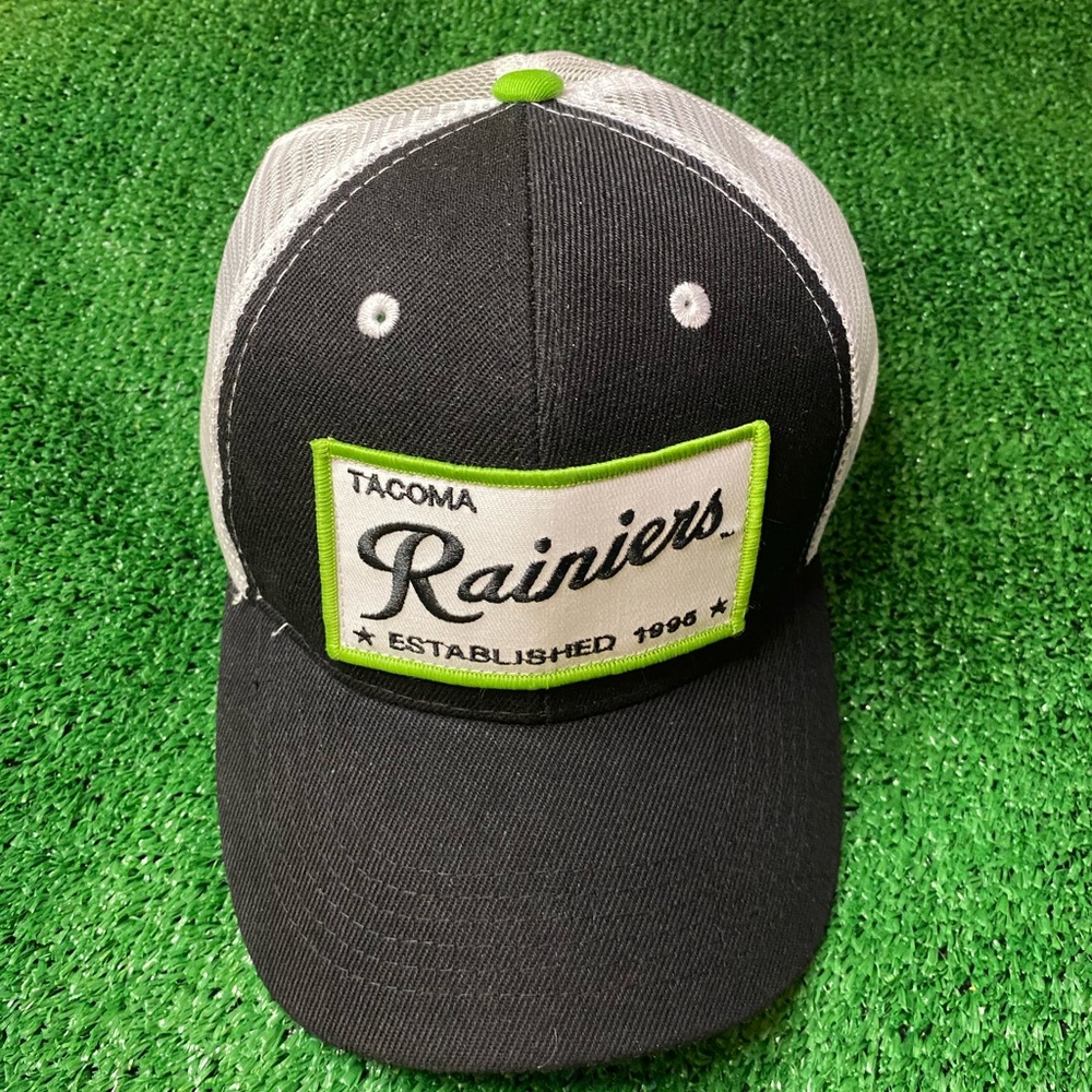 Tacoma Rainiers Black and White Cap Unisex